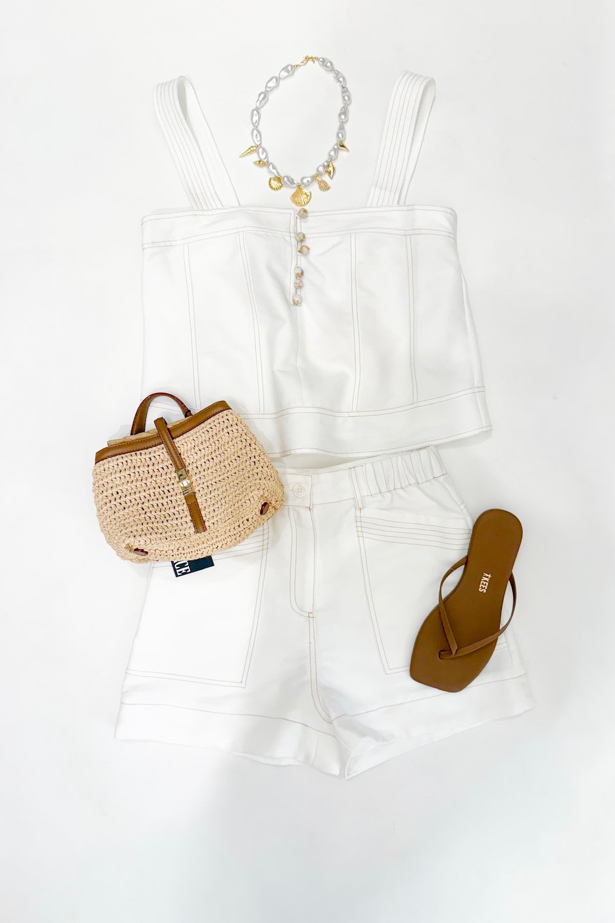 Susana Top Stitch Shorts