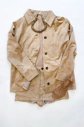 Vancouver Jacket Beige Suede