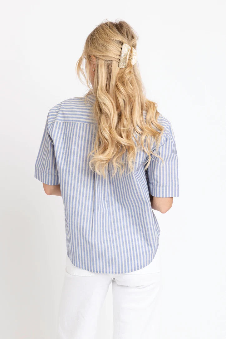 Striped Pocket Camp Top