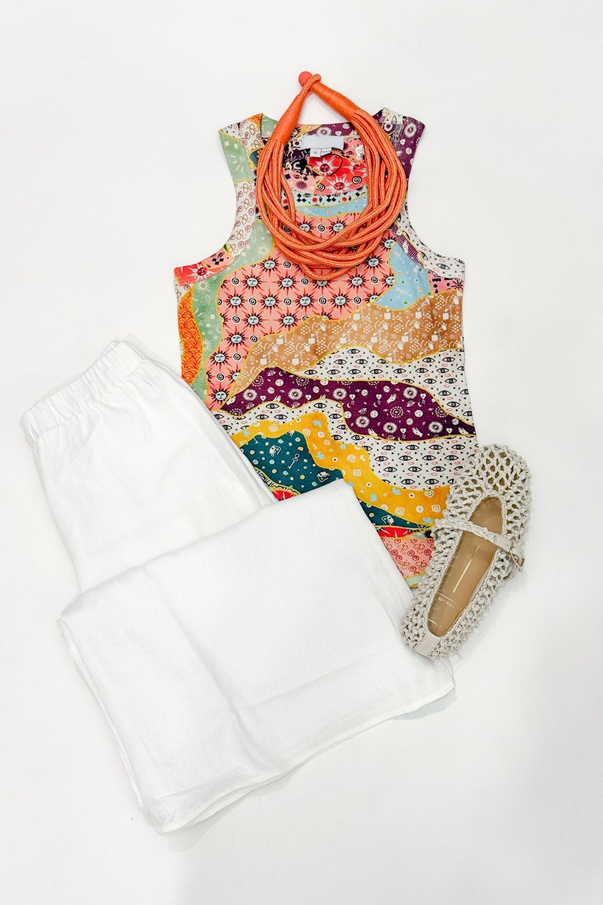 Pastel Morocco Rib Tank