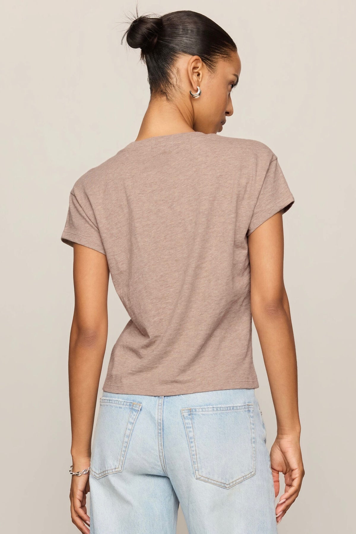 Modern Slub Tee Heather Ash