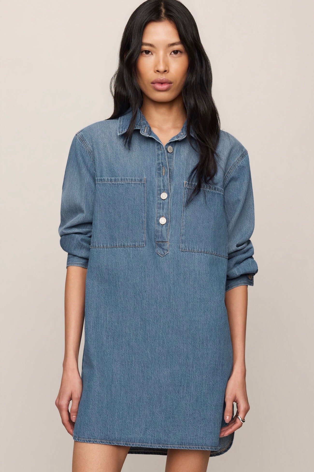 Lucie Denim Shirt Dress