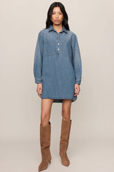 Lucie Denim Shirt Dress