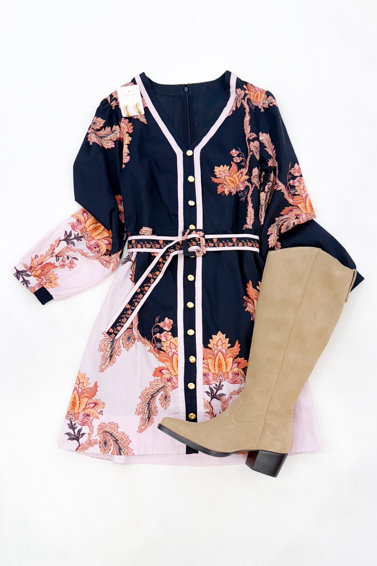 Kaleb Dress Blush Mix