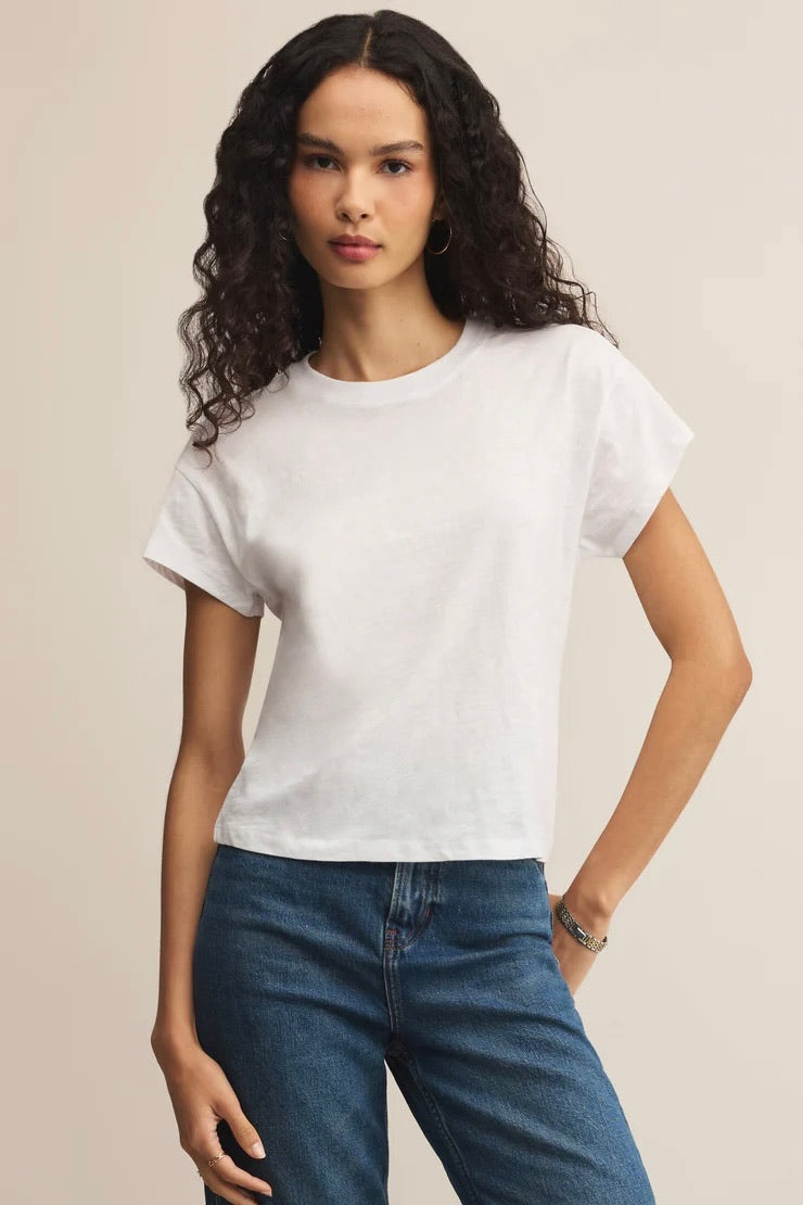 Modern Slub Tee White