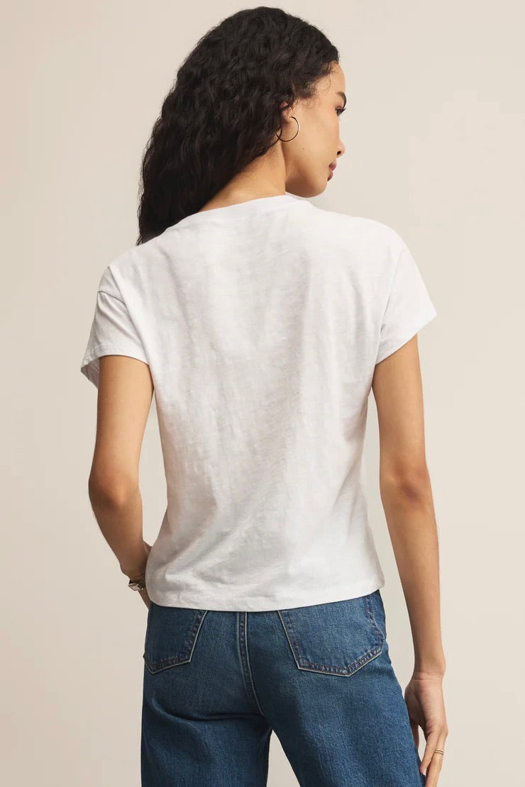 Modern Slub Tee White