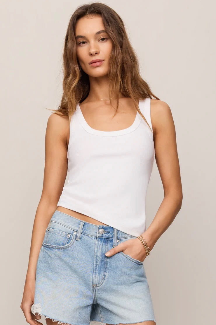 Rowe Scoop Tank White
