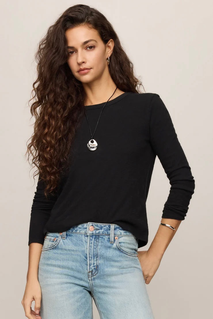 Junie Long Sleeve Tee Black