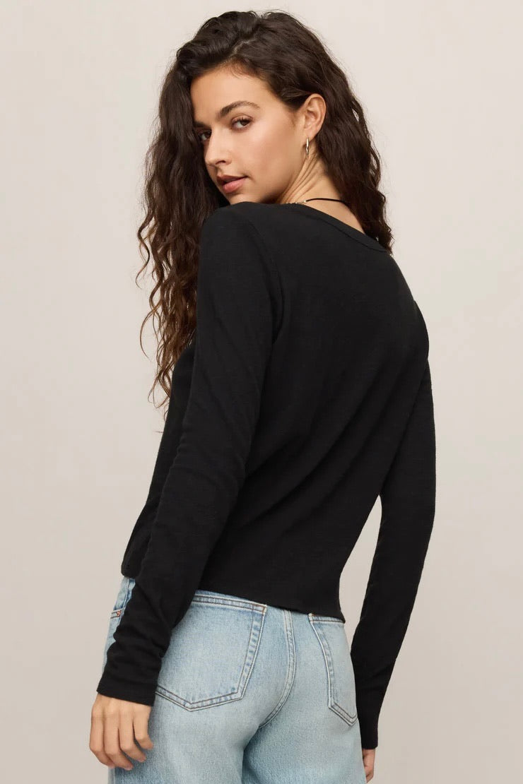 Junie Long Sleeve Tee Black