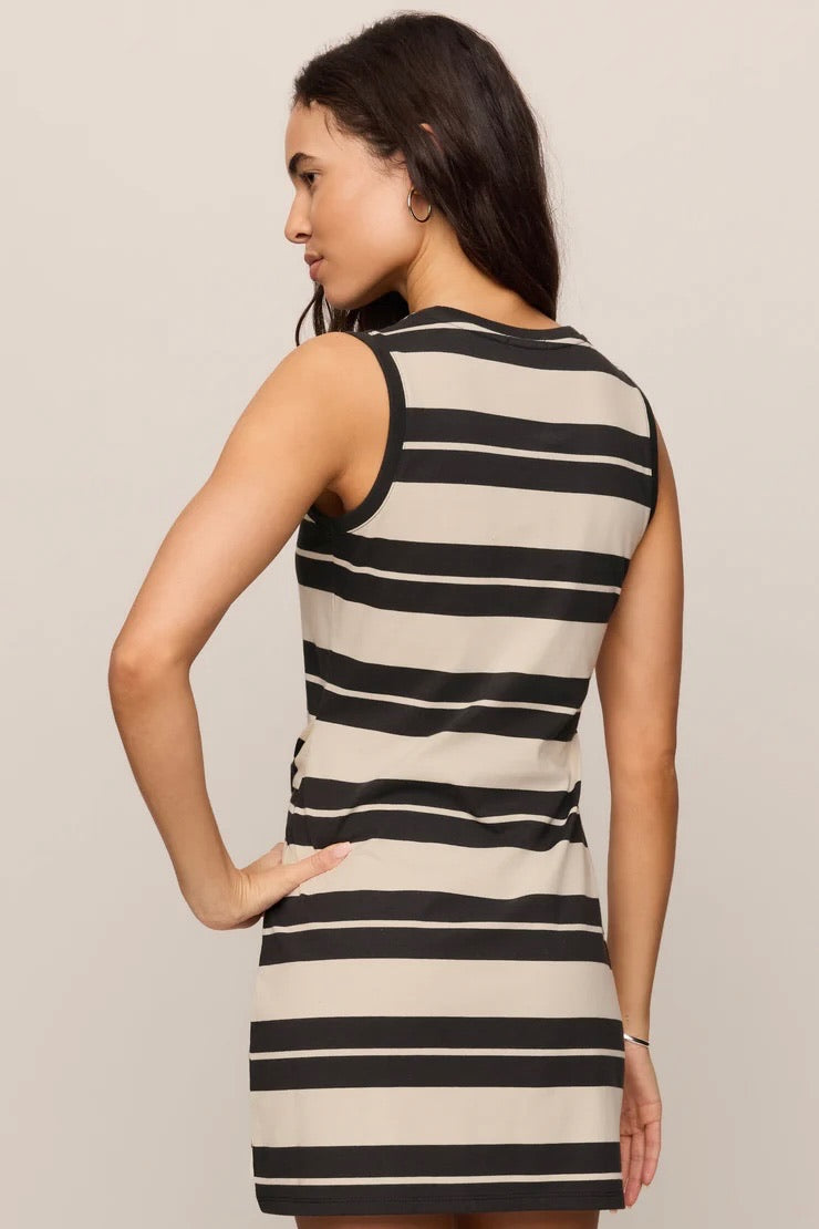 Mattie Striped Mini Dress