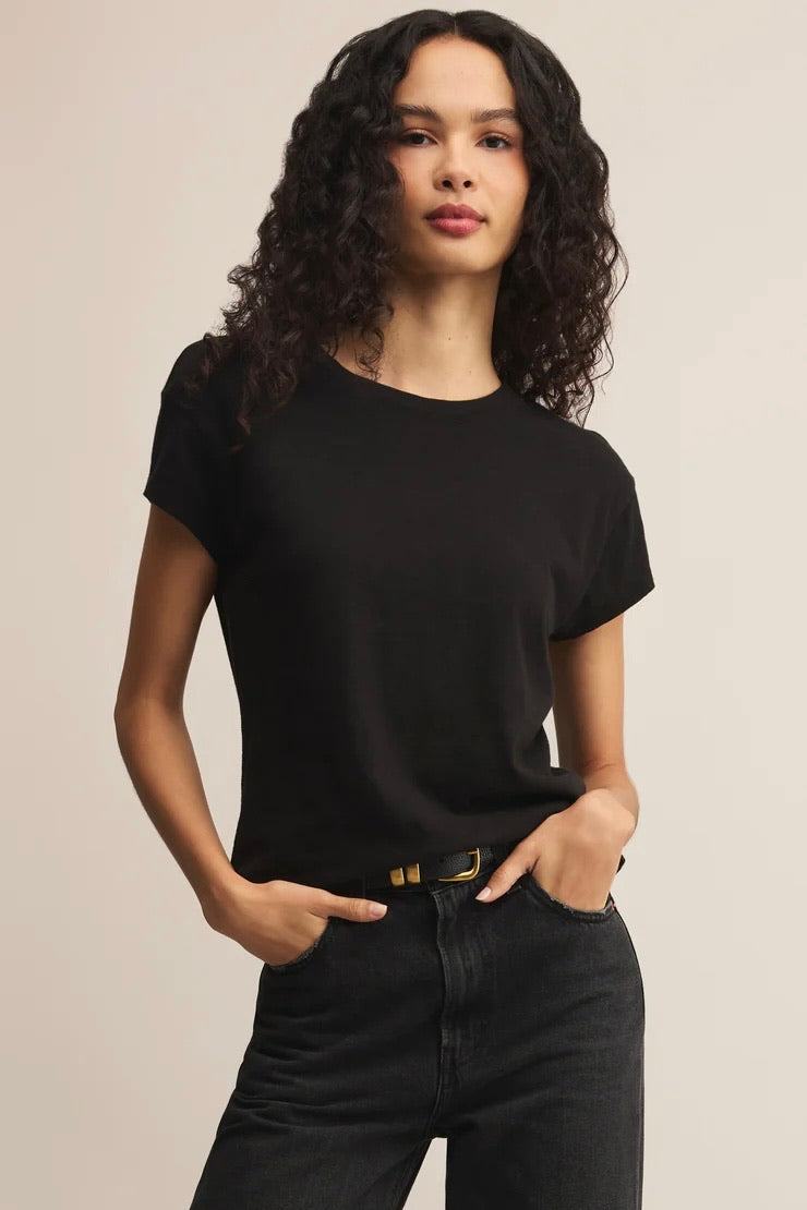 Modern Slub Tee Black