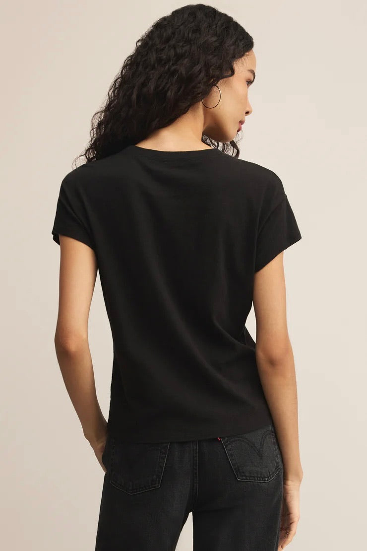 Modern Slub Tee Black
