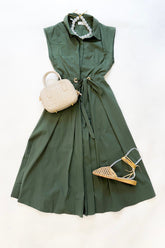 Tatum Midi Dress Olive