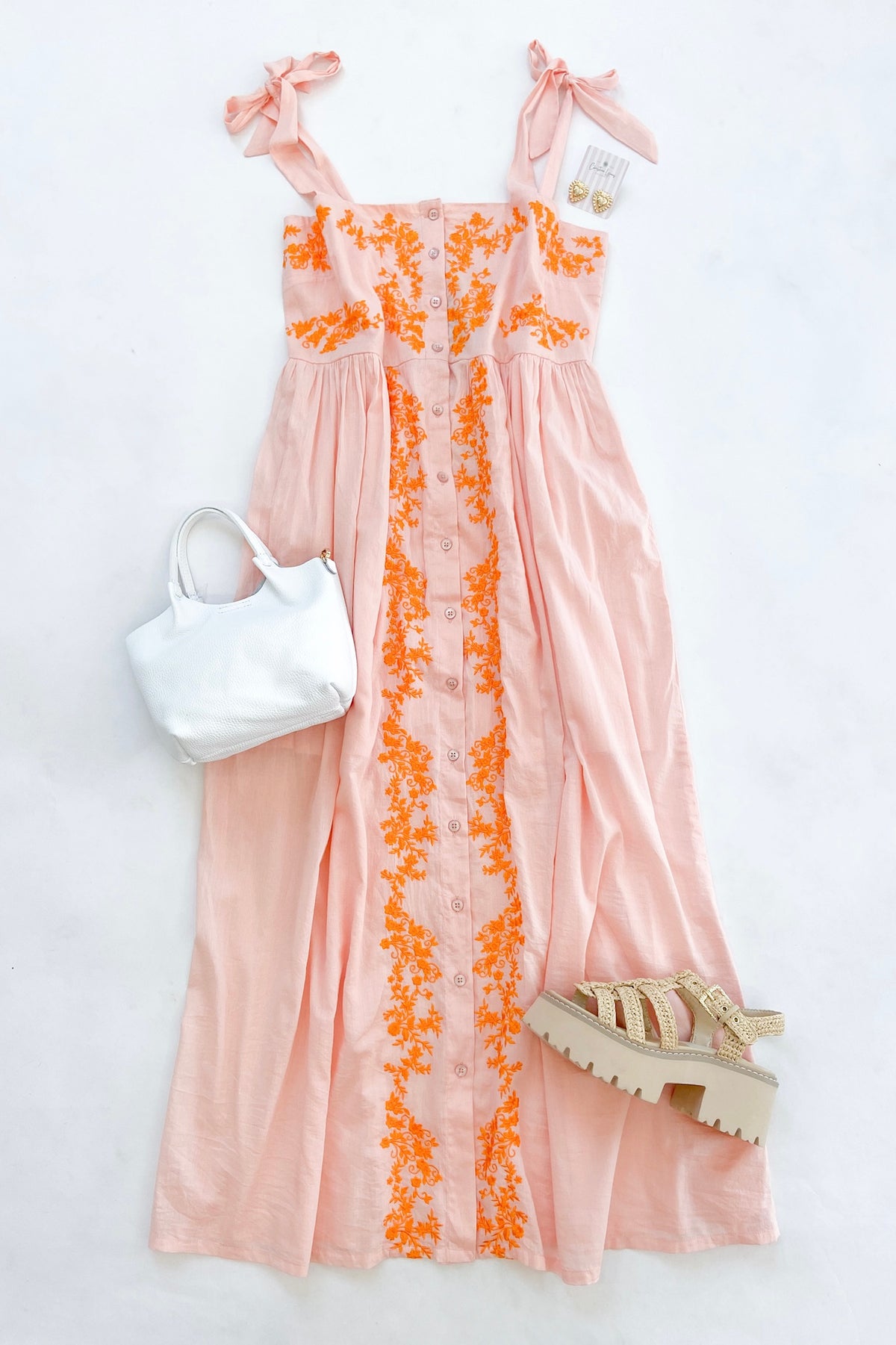 Allegra Dress Soft Blush