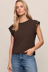 Camino Grommet Top Dark Chocolate