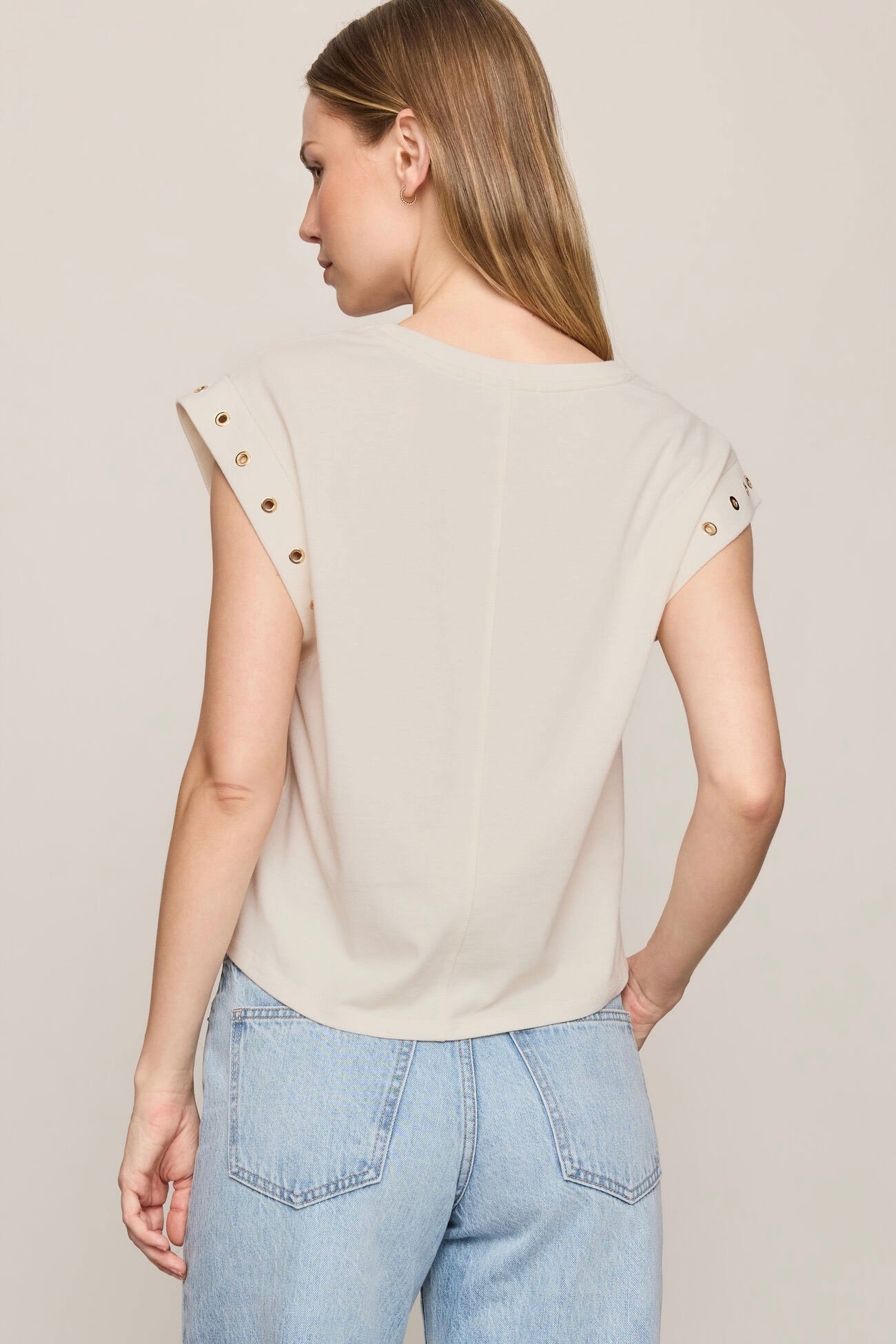 Camino Grommet Top Sandstone