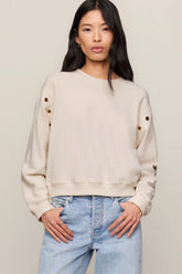 Axel Grommet Sweatshirt Sandstone
