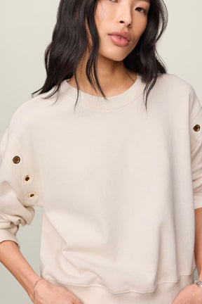 Axel Grommet Sweatshirt Sandstone