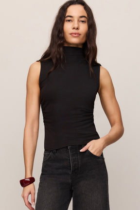 Silva High Neck Tank Black