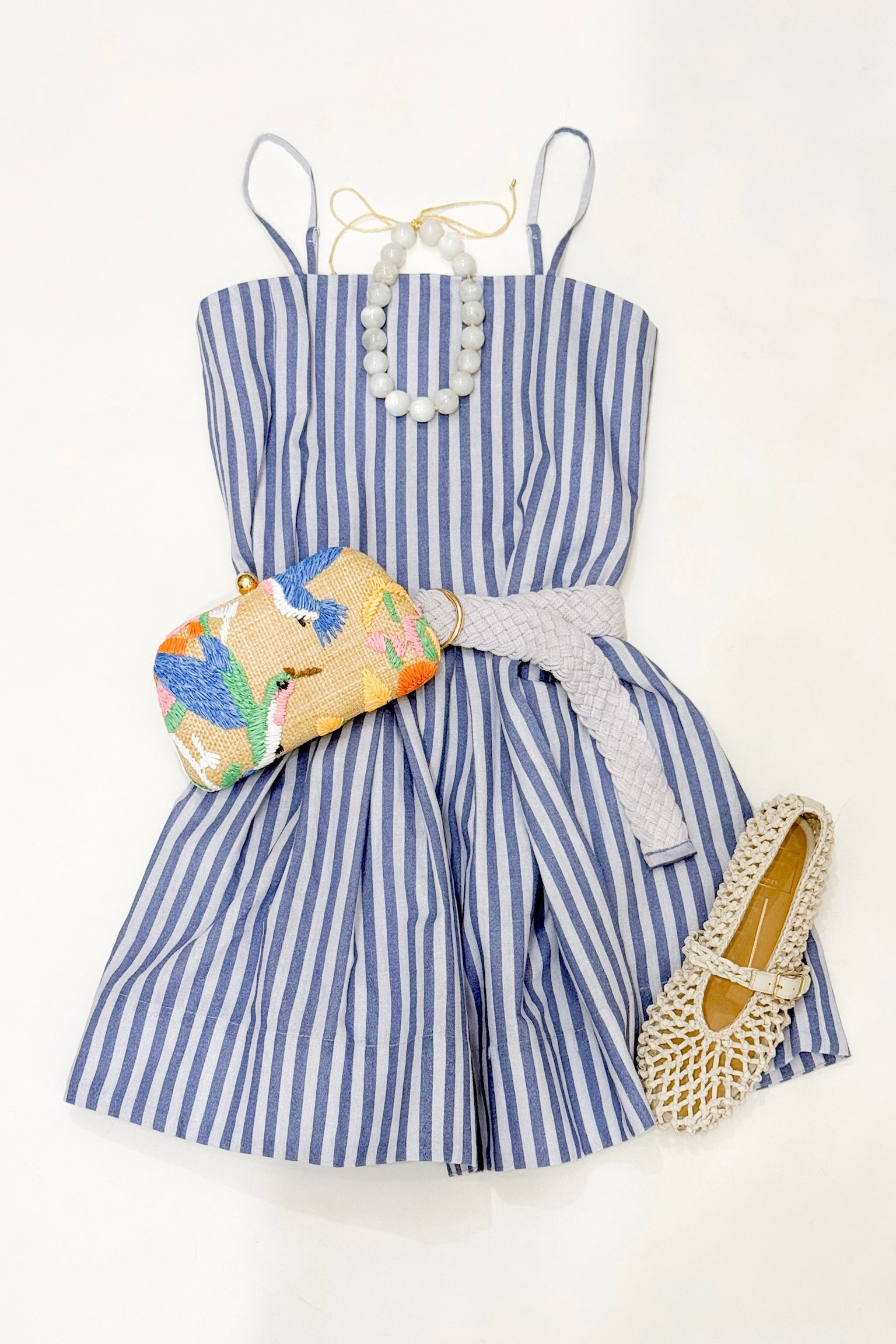 Marlowe Dress Coastal Stripe