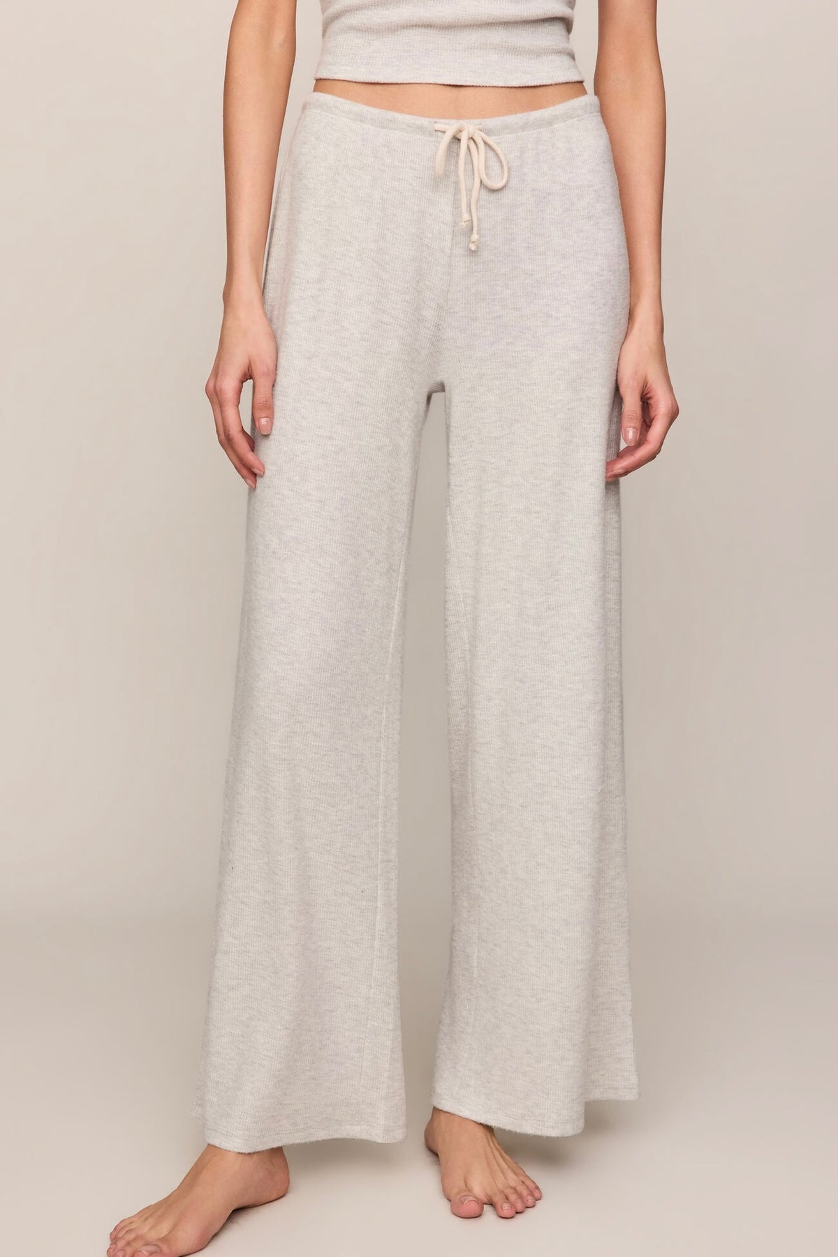 Waffle Pant Feather Grey