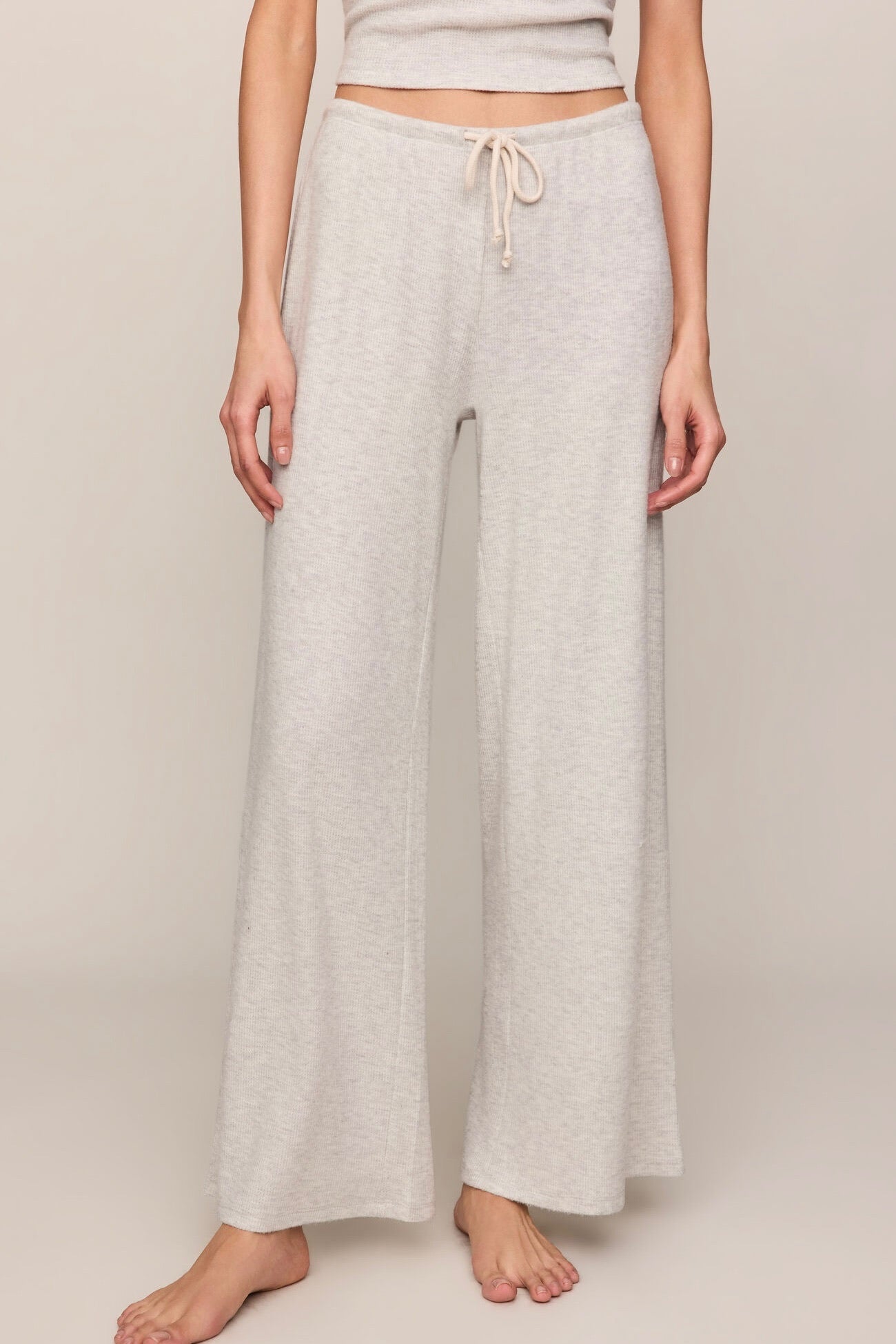 Waffle Pant Feather Grey