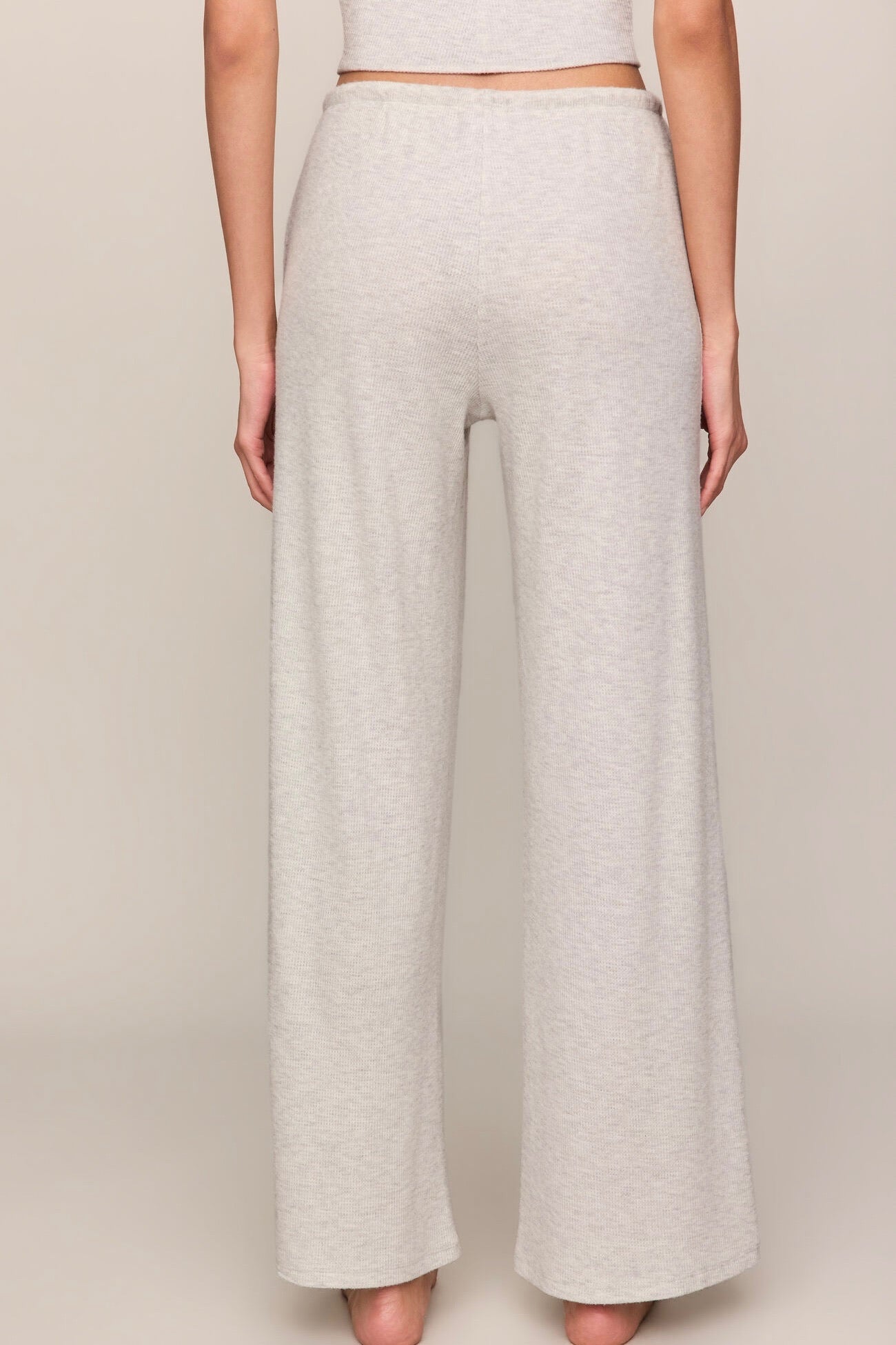 Waffle Pant Feather Grey