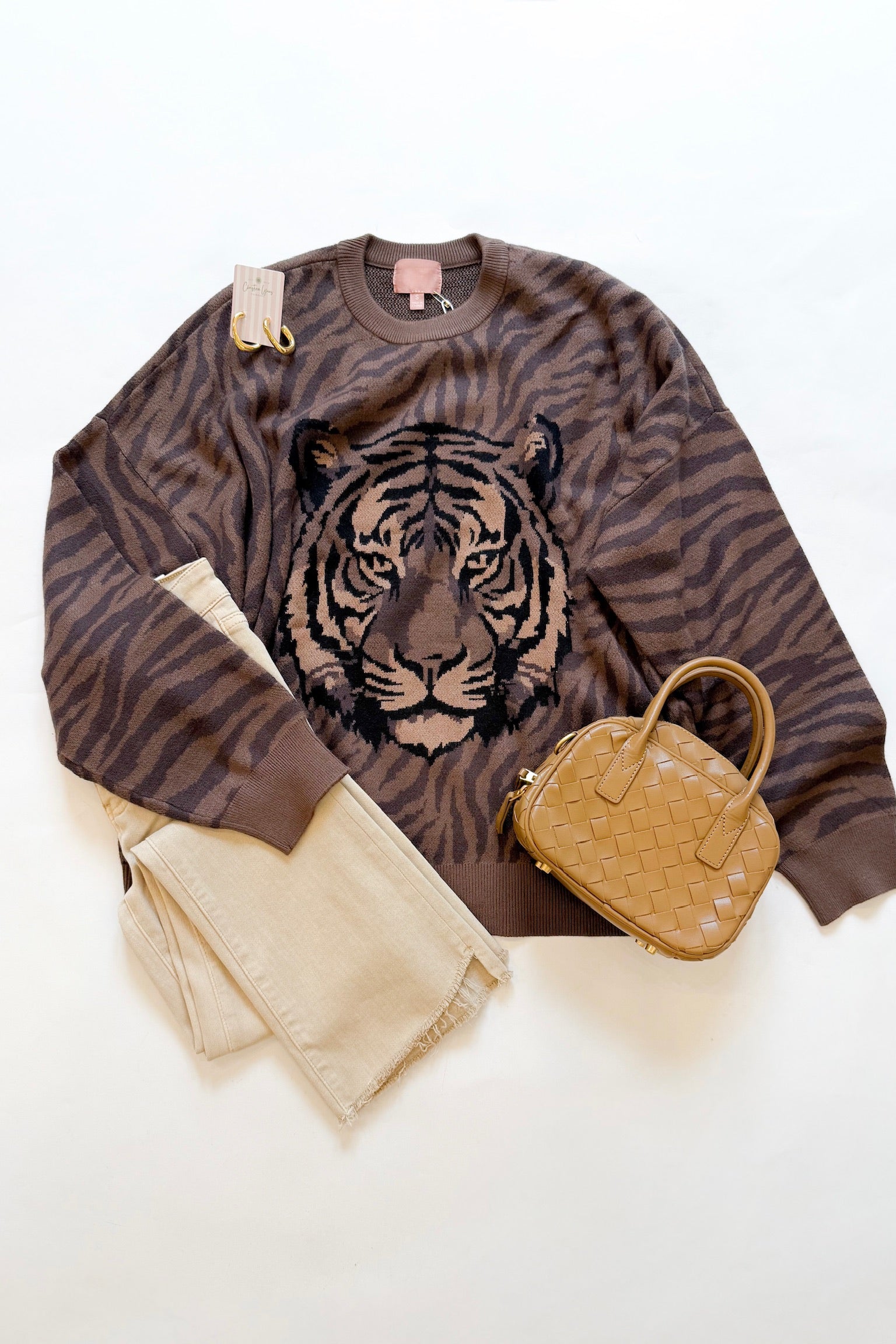 Seasons Sweater Tiger Knit