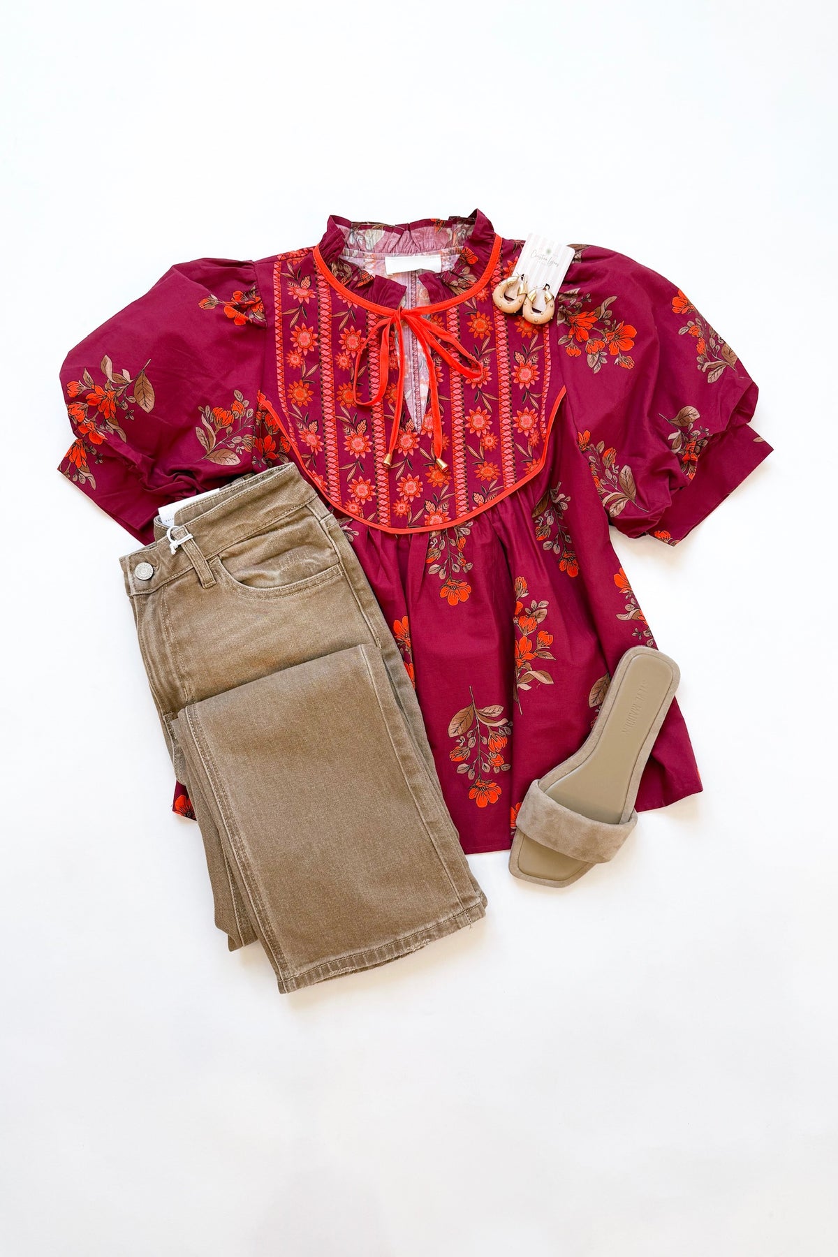 Ava Blouse Garnet