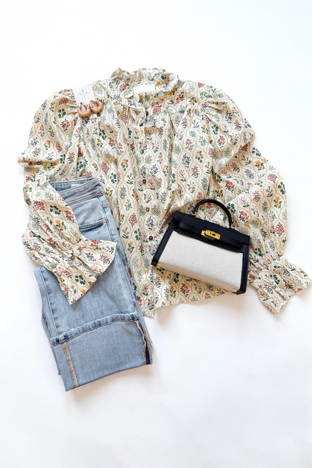 Silvia Blouse Ecru
