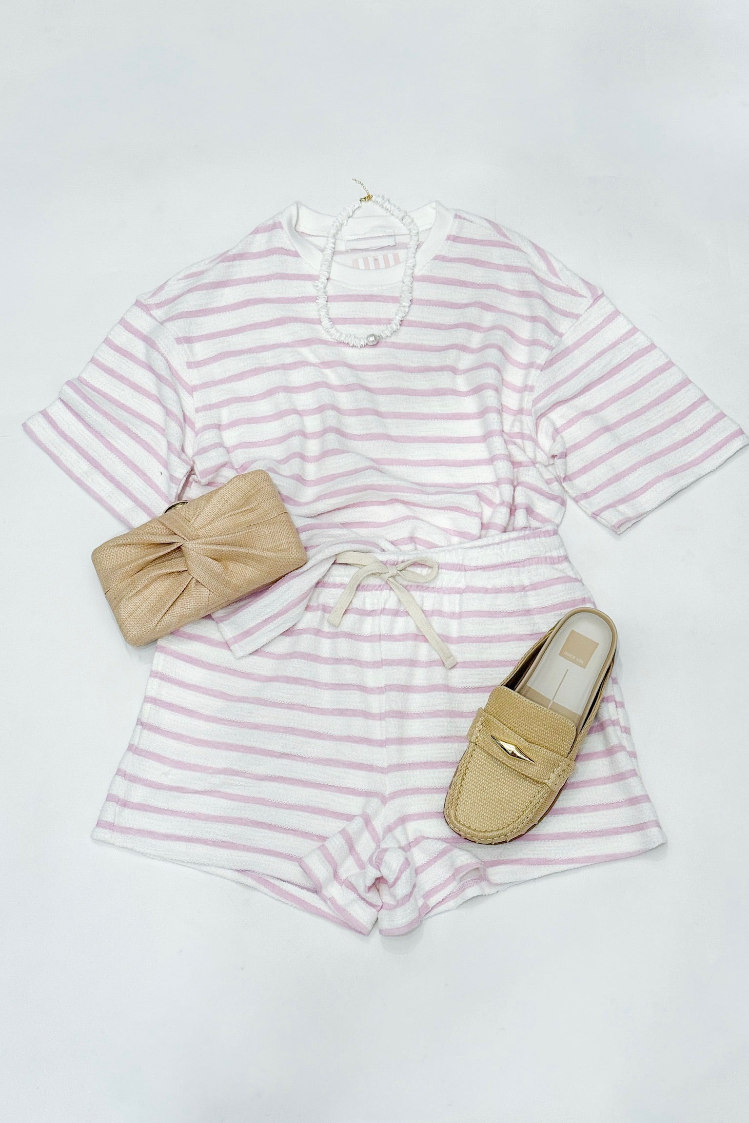 Hayes Short Set Pink