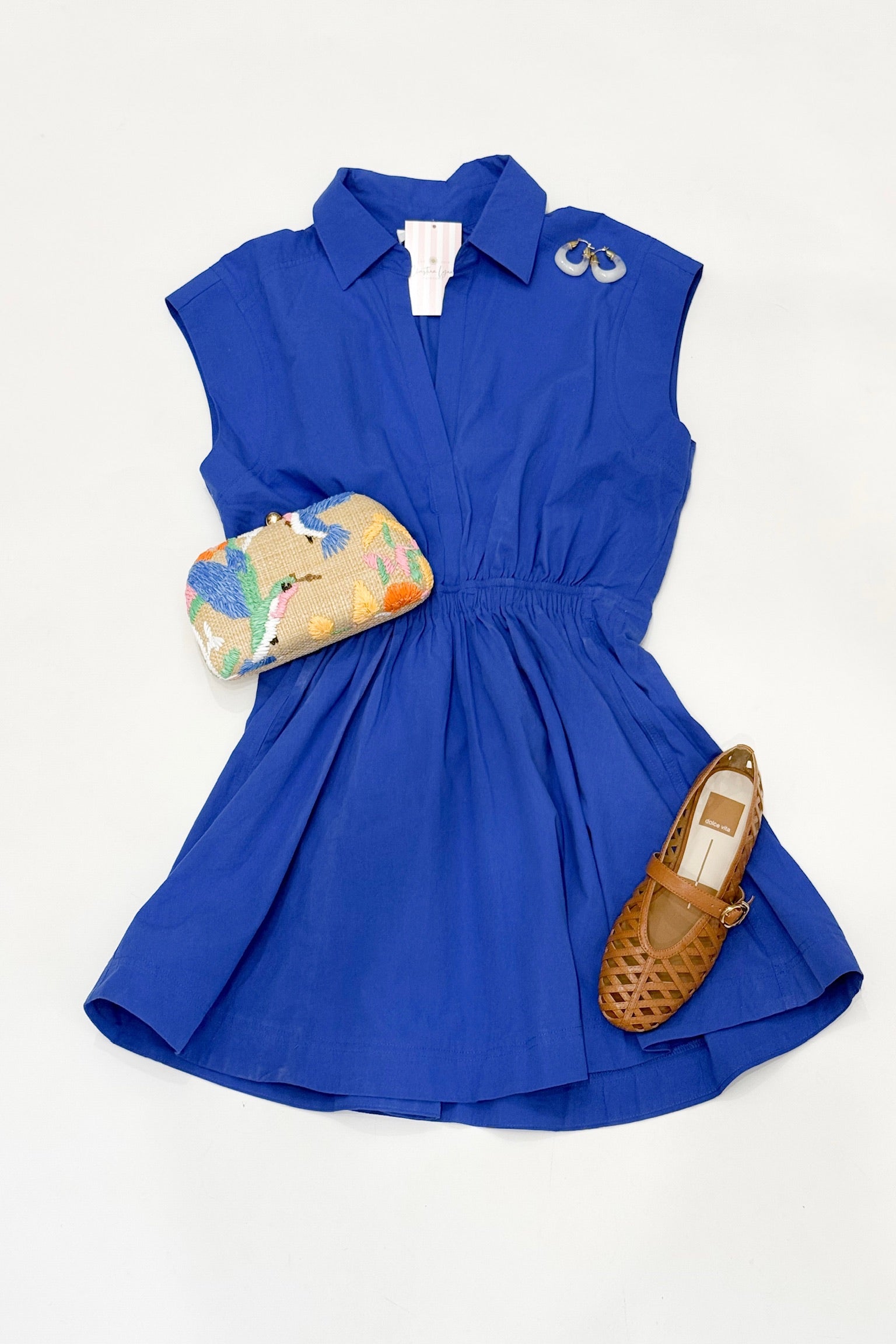 Davis Dress Cobalt
