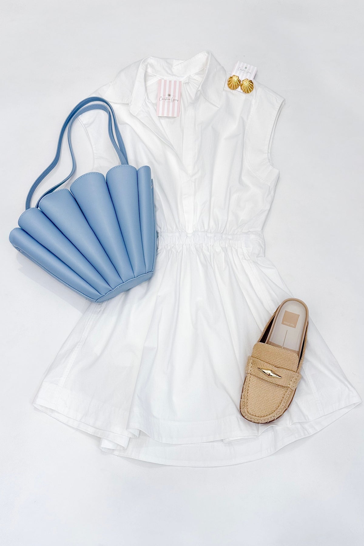 Davis Dress White