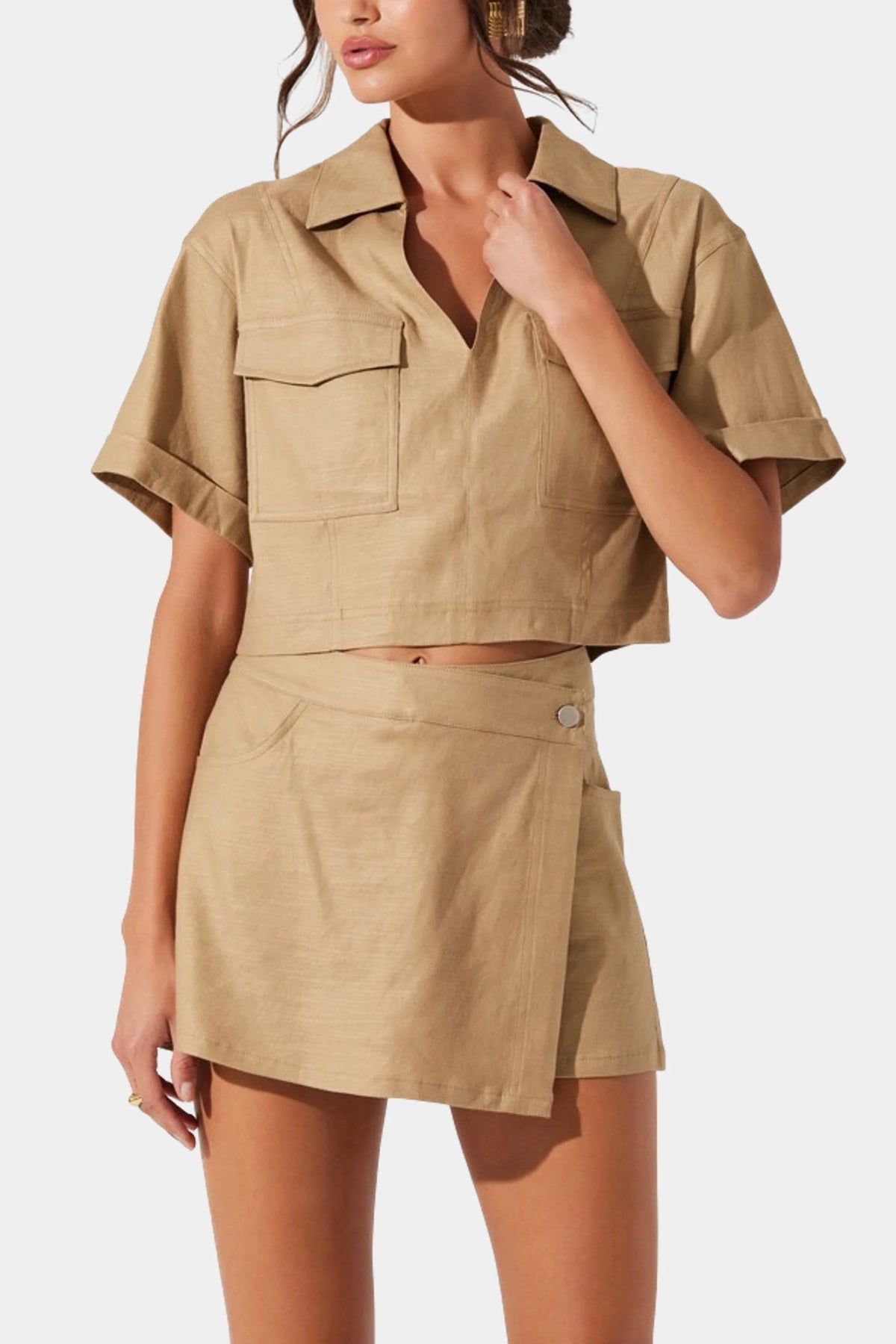 Deborah Top Khaki