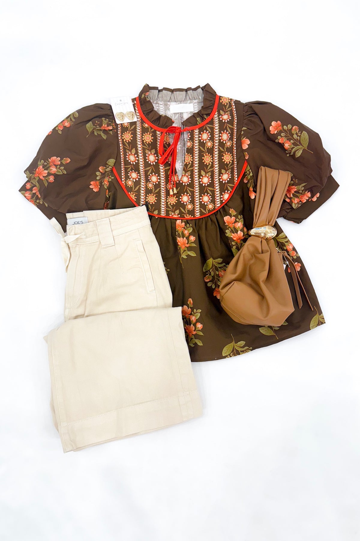Ava Blouse Brown