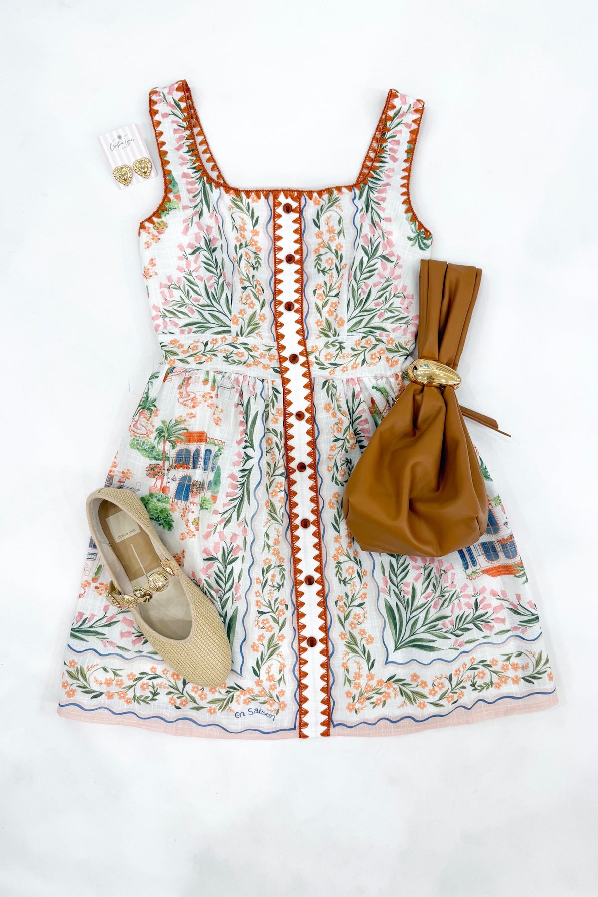 Alaia Linen Mini Dress