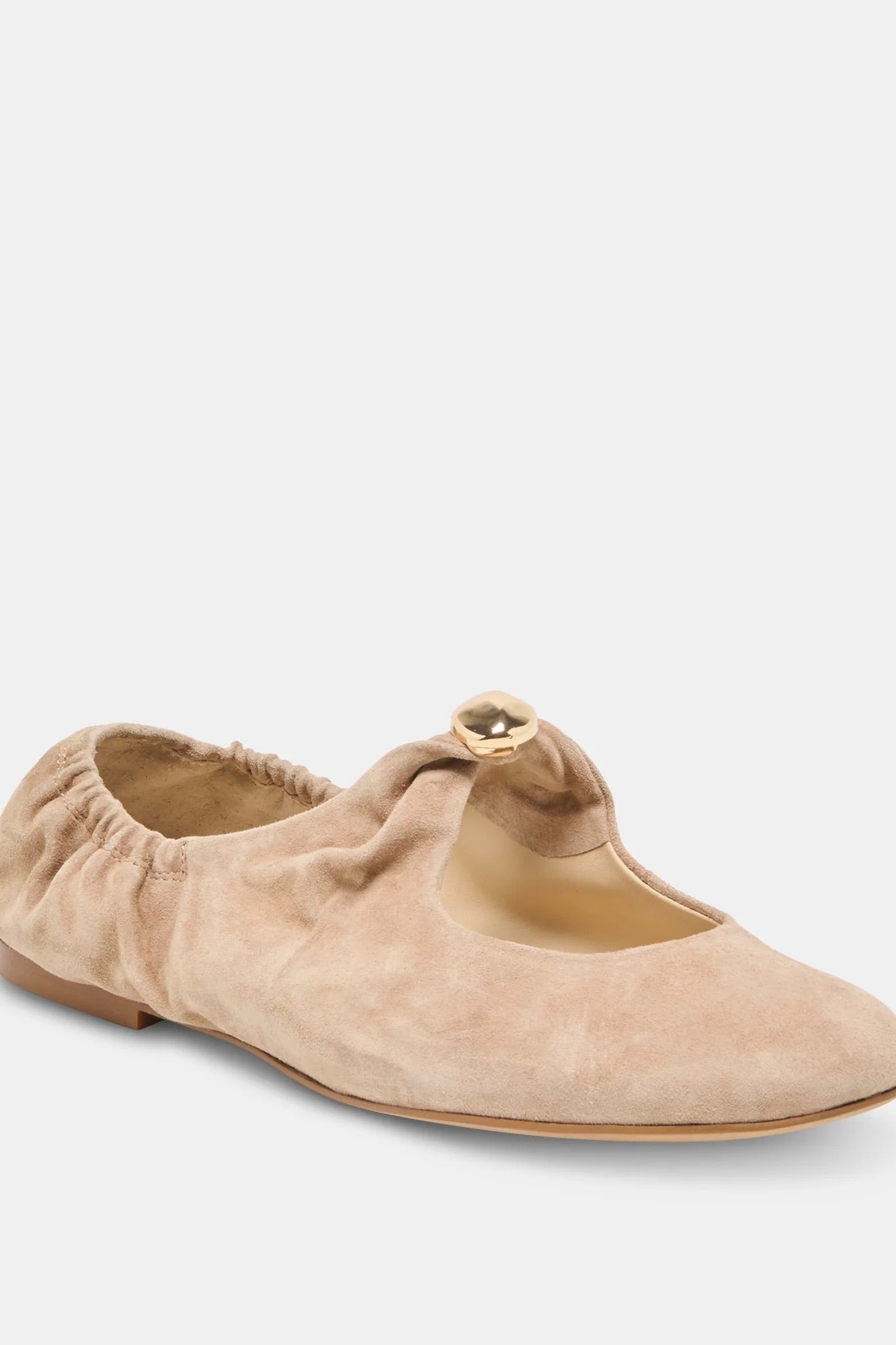 Cornel Suede Flats Camel