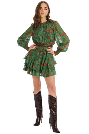Carter Dress Forest Florals