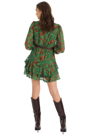 Carter Dress Forest Florals