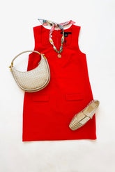 Whisper Square Neck Mini Dress