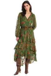 Marigold Top Forest Florals