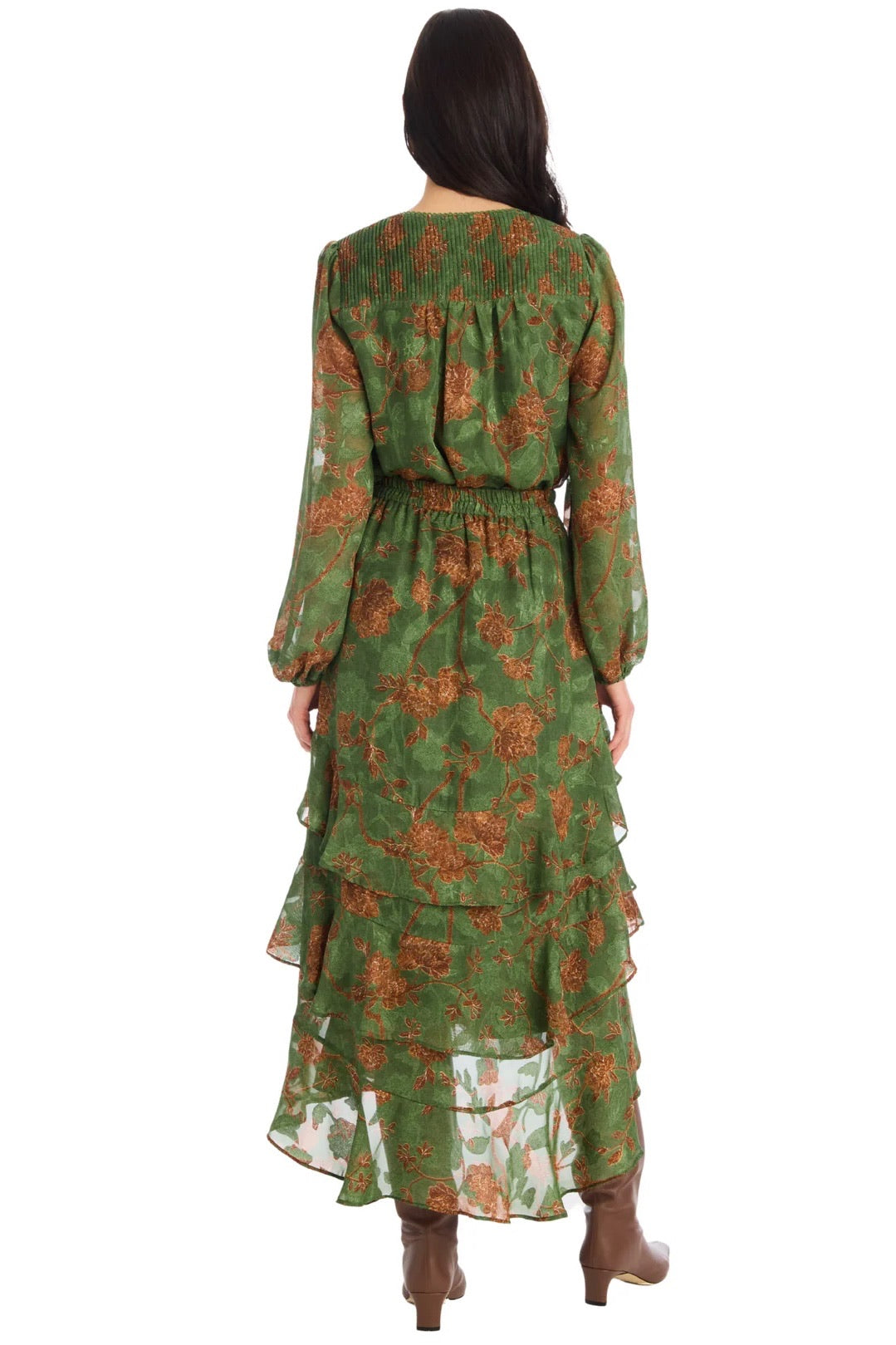 Marigold Top Forest Florals