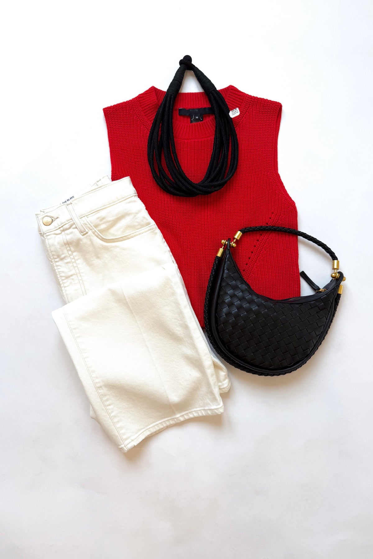 Mozart Crew Neck Sweater Red