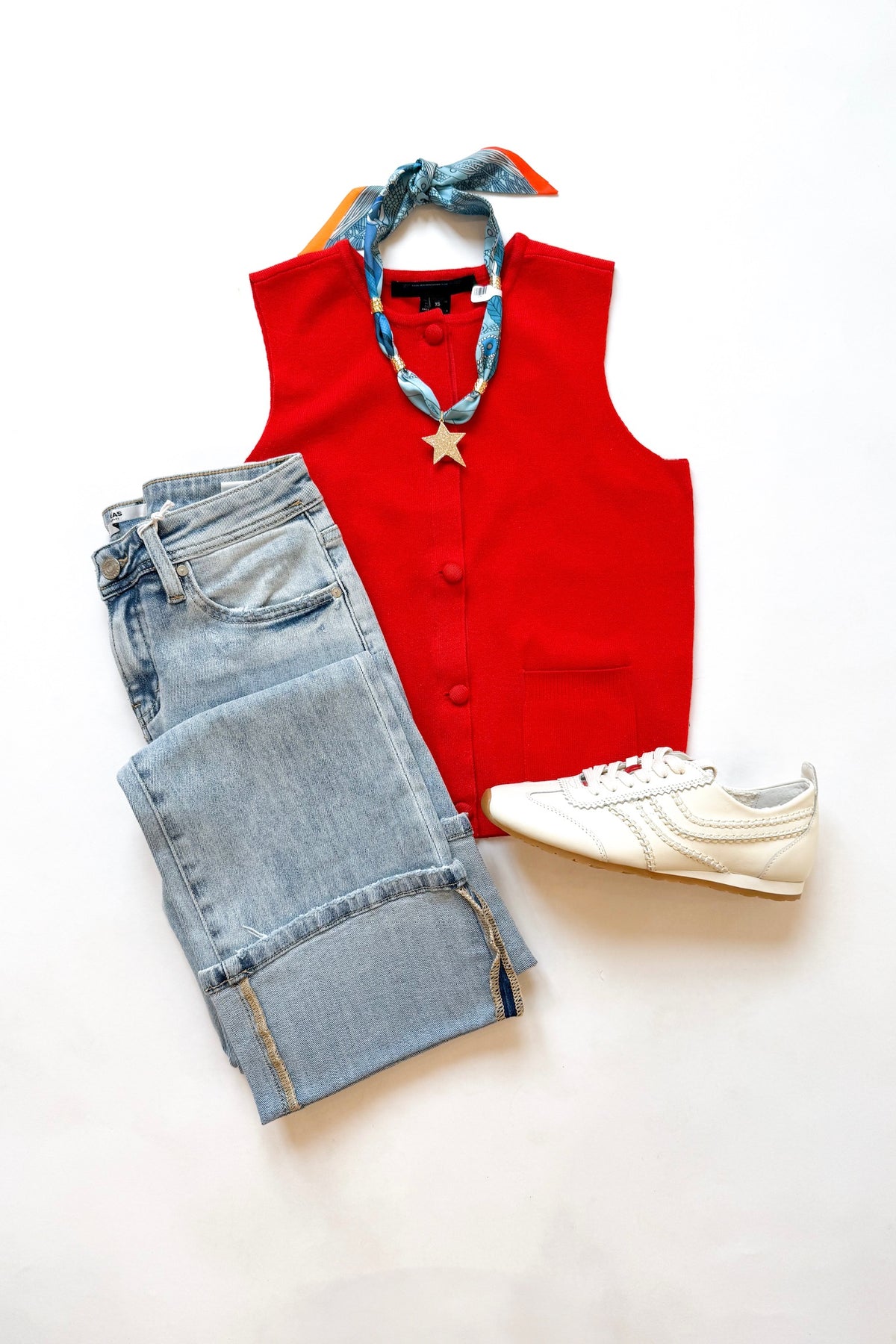 Cosysoft Knit Vest Red