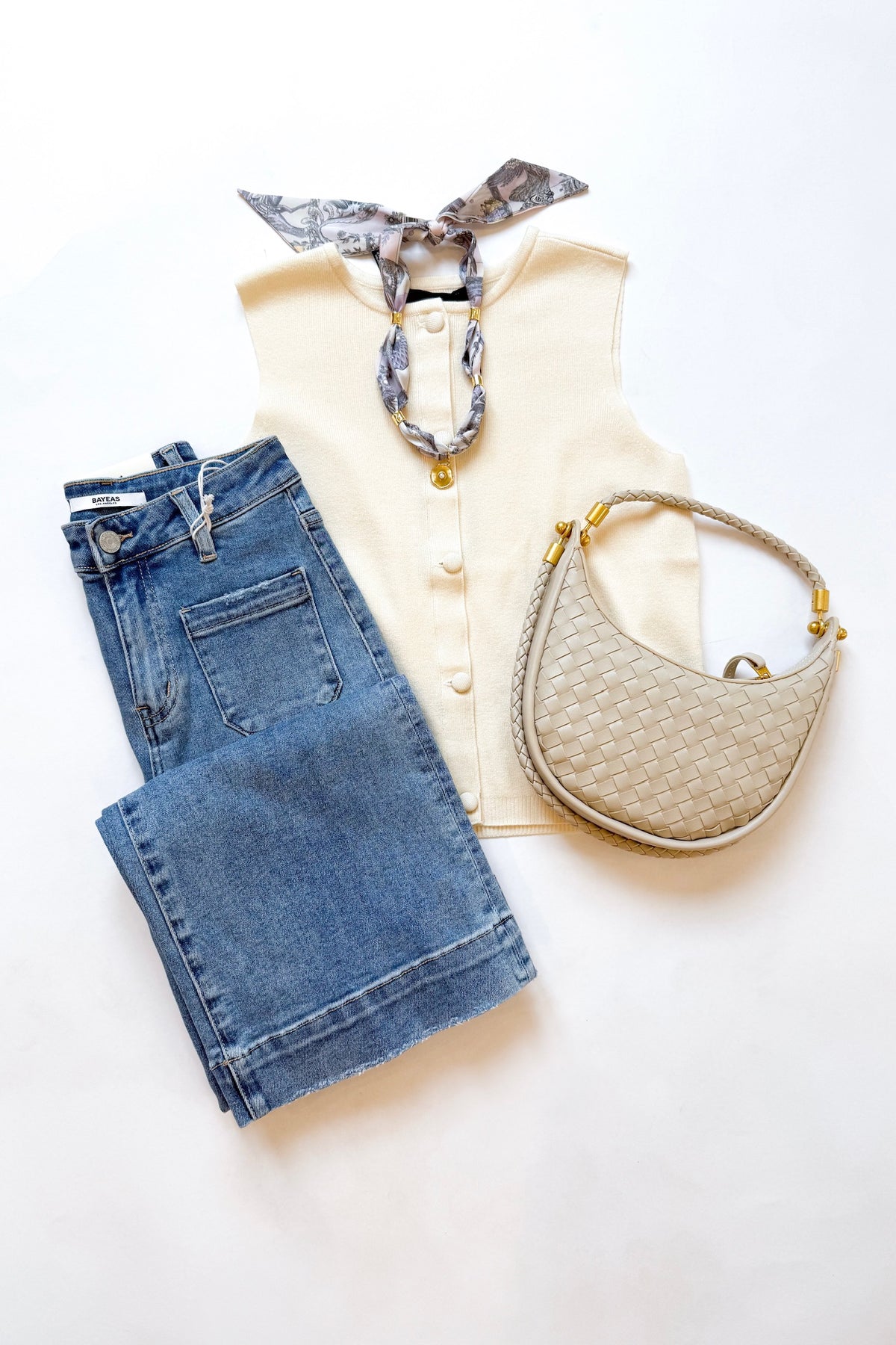 Cosysoft Knit Vest Porcelain