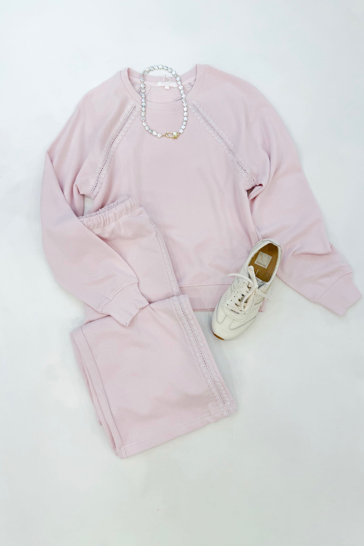 All Around Sweatshirt Washed Pink