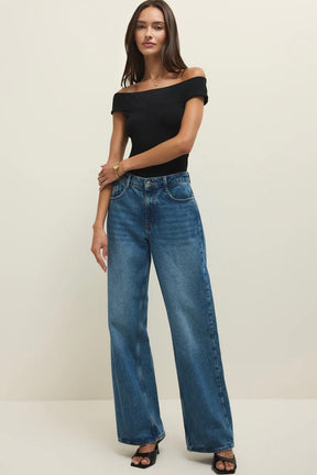 Off Shoulder Top Black