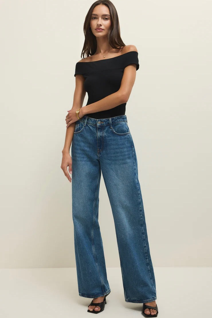 Off Shoulder Top Black