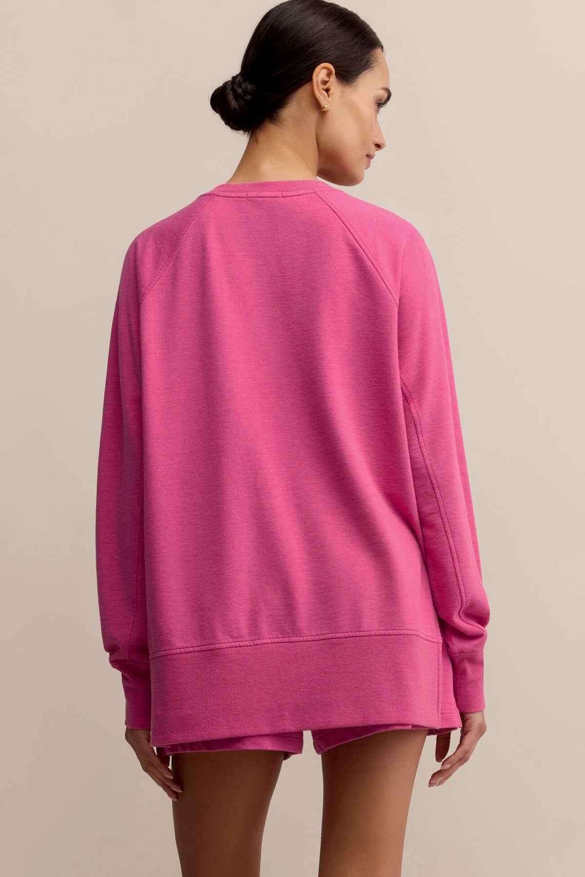Weekender V Neck Pullover Island Pink