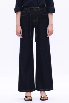 Mae High Rise Denim Dark Wash